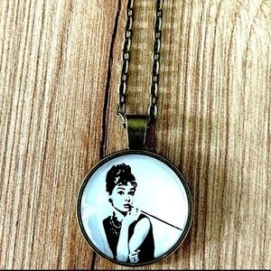 Audrey Hepburn Necklace, Antique Bronze Colour, NWT